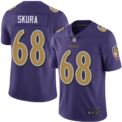 Baltimore Ravens Limited Purple Men Matt Skura Jersey NFL Football 68 Rush Vapor Untouchable